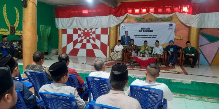 Saat Sosialisasi Nilai Kebangsaan, Fadholi Ajak Pemuda Pemudi Jaga Ketahanan Nasional